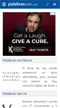 Mobile Screenshot of palabrascon.net